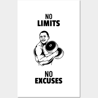 No Limits, No Excuses Posters and Art